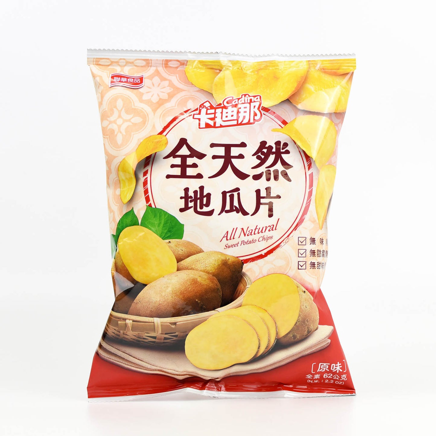 卡廸那 享自然地瓜片 Sweet Potato Chips (CADINA)