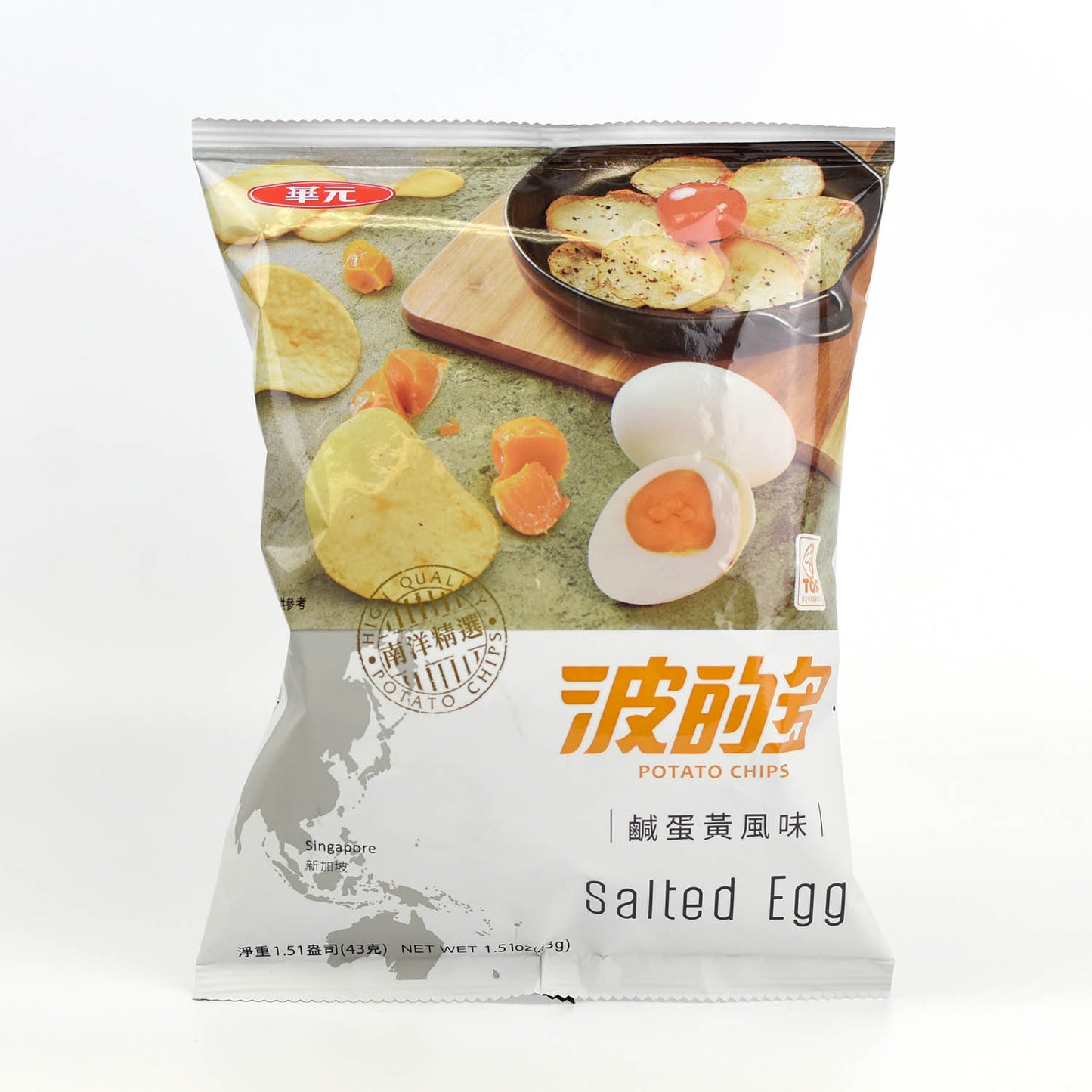 波的多 鹹蛋黃洋芋片 Potato Chips Salted Egg Sauce Flavor