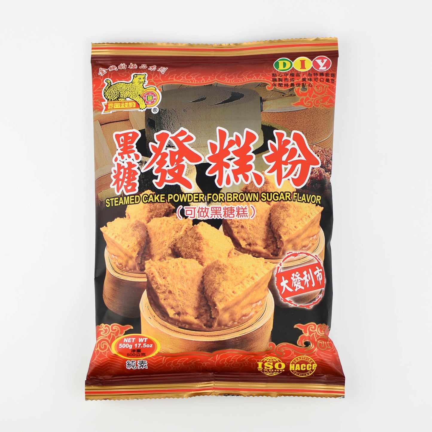 金錢豹 黑糖發糕粉 Brown Sugar Steamed Cake Powder (Juguar Food)