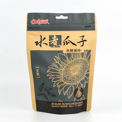 海龍王 水煮瓜子 - 焦糖風味 ONLYONE Boiled Sunflower Seeds - Caramel Flavor