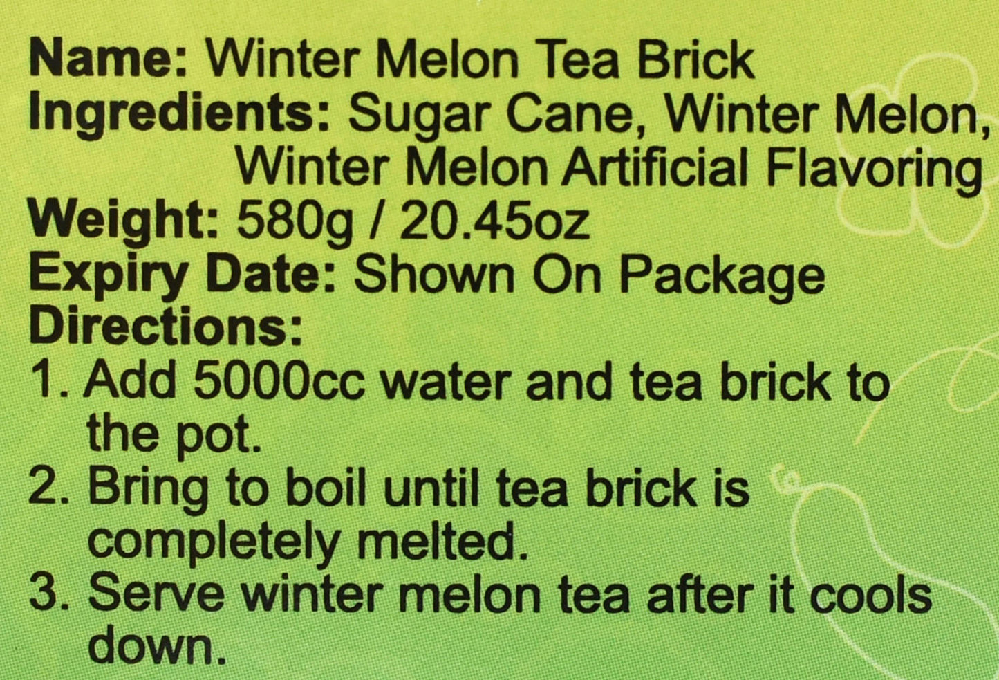 大信 冬瓜茶磚 Winter Melon Tea Brick