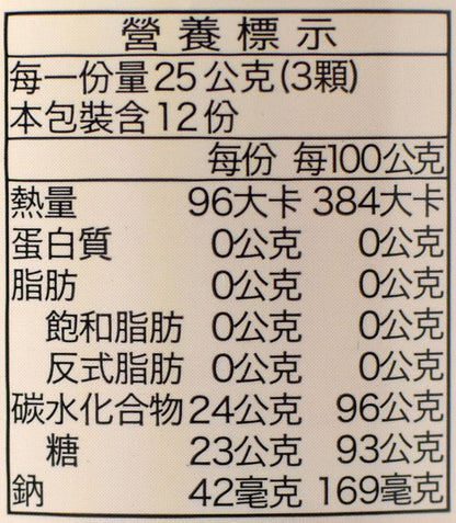 原味黑糖塊 Molasses Candy (Brown Sugar Blocks) - Original