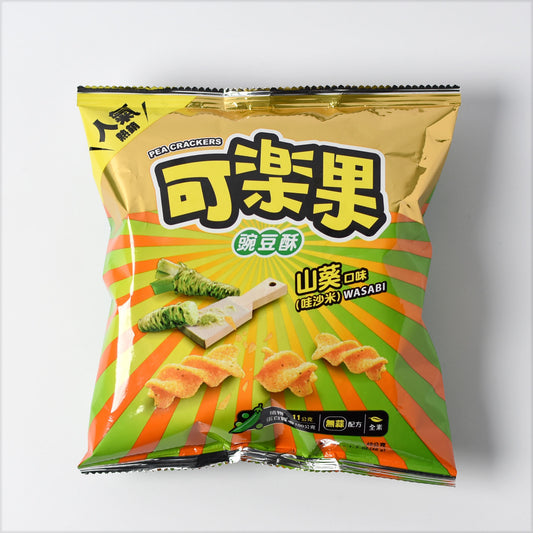 可樂果 豌豆酥-山葵 Koloko Pea Crackers - Wasabi (Lian Hwa Food)