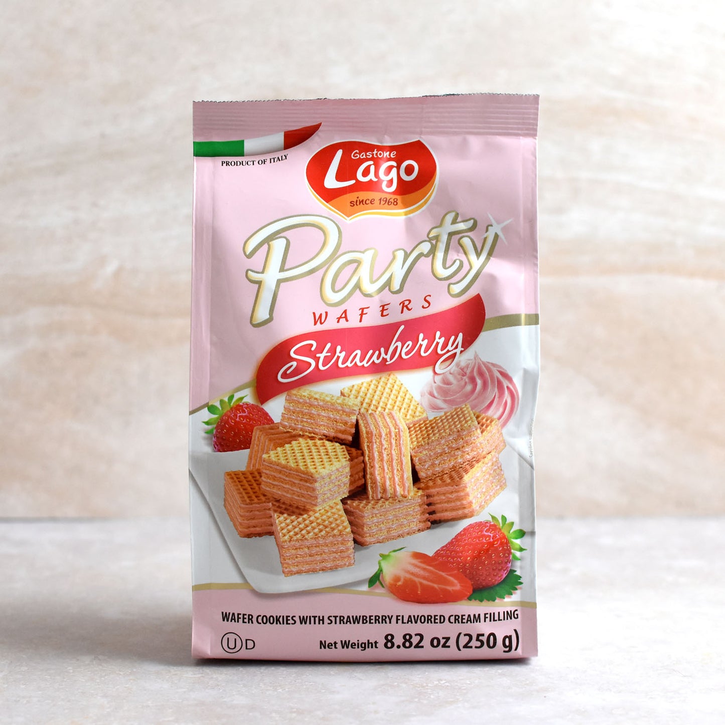 義大利 萊可 威化夾心酥 - 草莓口味  Party Wafers - Strawberry Flavor (Gastone Lago)