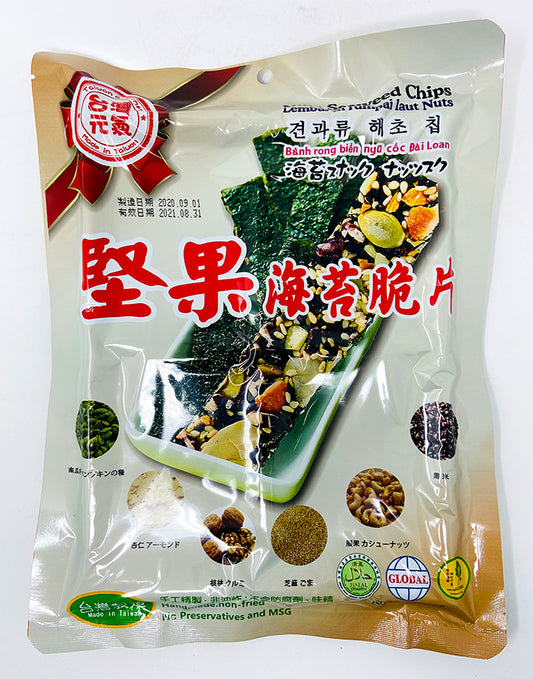 台灣元氣 堅果海苔脆片 Seaweed Chips with Mixed Nuts (Taiwan Gourmet)